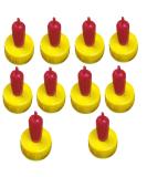 10pcs Nipple Orphan Bottle Lamb Pet Pup Dog Red Sheep Cat Goat Teat Drink Animal Feeding - Buy Online on SooperMarket.com