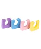 Americanails Onezeez Individual Toe Separators - Assorted Pastel Colors - Extra Soft & Comfortable - Only Two Separators Per Foot - Perfect Pedicure & Polish Application - Professional Quality - 144ct Purple, Blue, Pink. Yellow - Buy Online on SooperMarket.com