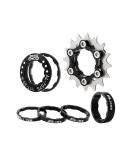 Black 16T Bibike Single Speed Conversion Kit with Cassette Spacers - Buy Online on SooperMarket.com