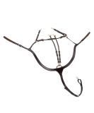 Sunride Real Leather Front Stuff Ascot Martingal for Horses - 5-Point & 3-Point Pony Brown - International Shipping Available - Buy Online on SooperMarket.com