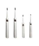 4Pcs Nails Cleaner Cuticle Pusher Set - Remove Hangnails and Dead Skin Easily - Buy Online on SooperMarket.com