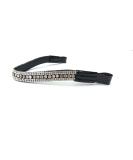 Beautiful Horse-Straps with Sparkling Stones | Equipride | Bright Brown Leather - 16'' - Buy Online on SooperMarket.com