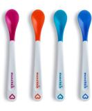 Munchkin Babyl open with color change dishwasher-proof plastic cutlery for the converted food introduction with heat display for babies & toddlers BPA-free-4-series set - Buy Online on SooperMarket.com