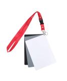 Foto&Tech Waterproof 18% Grey Card White Balance Exposure Photography Set - DSLR Calibration Checker for Video, Digital, Film - 5x7 Inch - Buy Online on SooperMarket.com