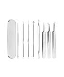 Pinkiou Blackhead Removers and Pimple Extractors Kit - 8-in-1 Skincare Tool for Face and Nose - Buy Online on SooperMarket.com