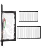 PFLERSO 20pcs Fishing Lure Wraps - Clear PVC Hook Covers for Safe Bait Storage | 2 Sizes - Protect Children, Pets, and Fishermen - Buy Online on SooperMarket.com