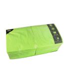 250 napkins 3-ply 1/4 fold 33 cm x 33 cm apple green Single - Buy Online on SooperMarket.com