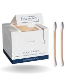 Clean Skin Club Clean Swabs | 500CT | One Pointed Tip | Biodegradable + Organic Cotton & Bamboo | Makeup & Nail Polish Touch-ups | Chlorine-Free & Hypoallergenic (500 Count) - Buy Online on SooperMarket.com