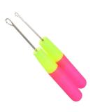 2Pcs Latch Hook Crochet Needle Set for Micro Braids, Hair Extensions & Carpets - Buy Online on SooperMarket.com