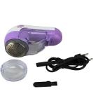 Lint Remover & Shaver for Wool | Electric Lint Cutter with Container - Purple & White | International Shipping Available - Buy Online on SooperMarket.com