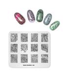 Flower Hair Braid Twist Nail Stamper Tool | Multi-Pattern Stamping Plate FA004 - Buy Online on SooperMarket.com