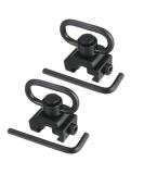 Buy Will Outdoor QD Sling Swivel Mount (2PCS) - Push Button for 20mm Picatinny/Weaver Rail - International Shipping Available - Buy Online on SooperMarket.com