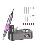 Nail Milling Mills for Geln gel - Yafex 11-in-1 Electric Nail Cutter 35000 RPM Professional Manicure & Pedicure Set Safety Lock Violet - Buy Online on SooperMarket.com