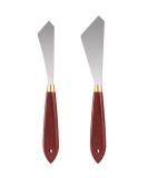 Painting Knife Set Painting Mixing Scraper Stainless Steel Palette Knife Painting Art Spatula with Wood Handle Art Painting Knife Tools for Oil Canvas Acrylic Painting (2) - Buy Online on SooperMarket.com