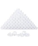 Huayue 80-Piece Transparent Cosmetic Containers Set - Empty Cans for Creams Lip Balm Candles & Nail Art - Ideal Travel & Sample Jars - Buy Online on SooperMarket.com