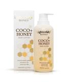 LightenUp Honey Skin Brightening Body Lotion - 13.5 fl oz - Fade Dark Spots & Hyperpigmentation with Shea Butter & Honey - For Face, Knees, Elbows - Buy Online on SooperMarket.com
