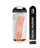 About Face Fuzz-Free Facial Razors for Shaving & Exfoliating - Includes 3 Beauty Groomers - For Face, Lips & Eyebrows Fuzz Free Facial Razor - Buy Online on SooperMarket.com