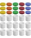 15 ointment jars cream jars ointment jars flat 25ml content with colored lids - Made IN Germany - Buy Online on SooperMarket.com
