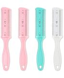 Glamlily 4 Pack Hair Thinning Razor Comb Set for Women - Assorted Colors, 7.1x1.2 inches - Buy Online on SooperMarket.com