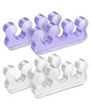 Sibba 2 Pairs Gel Toe Separators for Overlapping Toes, Bunions, Hammer Toe - Foot Pain Relief | Style A - Buy Online on SooperMarket.com