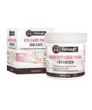 Felisept Eye Care 100 Pads for Cats - Against dirt and tear stone - Pads for cleaning and care of the eye area - With aloe vera extract Eye Care Pads - Buy Online on SooperMarket.com