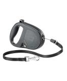 Ferplast Flippy One Dog Leash - Extendable Roller Leash for Small Dogs Up to 12kg - 4.5m Black Cord with Locking Button - Buy Online on SooperMarket.com