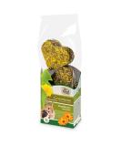 JR FARM Grainless Marigold Hearts - 7 Pieces (105 g) | Natural Pet Treats for Small Animals - Buy Online on SooperMarket.com