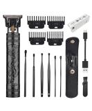 Buy Cordless Hair Clippers for Men - Travel-Friendly Rechargeable Hair Trimmer with 6 Earpicks - Best Hair Clipping & Sculpting Tool in Black - Buy Online on SooperMarket.com