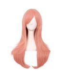 MapofBeauty 28 Inch Women Side Bangs Long Curly Hair Cosplay Wig in Orange Pink - 70cm - Buy Online on SooperMarket.com