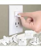 Outlet Covers Babepai 38-Pack White Child Proof Electrical Protector Safety Improved Baby Safety Plug Covers A-White - Buy Online on SooperMarket.com