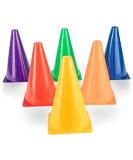 Champion Sports Office TC9SET Field Marker Cone, Red/Orange/Yellow/Green/Blue/Purple, 9 US - Buy Online on SooperMarket.com