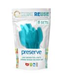 Preserve On the Go Cutlery Kitchen Supplies, 24 CT, Aqua - Buy Online on SooperMarket.com