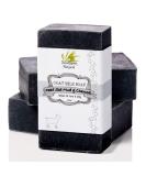 Activated Charcoal Soap Bar (3 Pack) - All Natural Acne and Body Soap with Dead Sea Mud, Goat Milk & Peppermint Oil - 4 oz bars (Pack of 3) - Buy Online on SooperMarket.com
