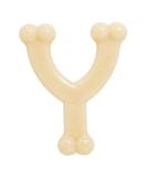 Nylabone Dura Chew Extreme Tough Dog Chew Toy Bone Chicken Flavour Wishbone S for Dogs Up to 11 kg - Buy Online on SooperMarket.com
