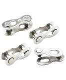 Hyamass 4 Pairs Bicycle Missing Link Reusable Steel Bike Chain 6/7/8 Speed - Silver - Buy Online on SooperMarket.com