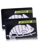 Dongker UV Test Card - 2/4 Pack Reptile UVB Sensor Easy Transport 500x Reusable for Accurate UV Testing - Buy Online on SooperMarket.com