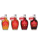 47 North Quadriga 4x Single Source Organic Grade A Maple Syrup Golden Amber Dark & Very Dark 4x250g To enjoy the full range of all true maple syrup flavours! - Buy Online on SooperMarket.com
