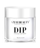 AZUREBEAUTY 2oz White Acrylic Dipping Powder - Long-Lasting, Odor-Free French Manicure Solution | DIY Nail Art Kit | No Lamp Required - Buy Online on SooperMarket.com
