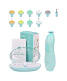 Baby Nail File Clipper Trimmer with Light - Electric & Professional Safe Baby Manicure Set in Green - Buy Online on SooperMarket.com