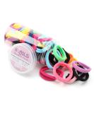Seamless Hair Band Small Hair Ties - No Wrinkle Damage Ponytail Holders (4cm 10 Mixed Colors Set) - Perfect for Babies - Buy Online on SooperMarket.com