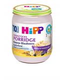Hipp organic breakfast porridge banana blueberry oat porridge without added sugar 6 x 160g H 5403 Ban.-blue. - Buy Online on SooperMarket.com