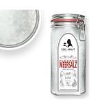 Sea salt flakes 700g premium sea salt in the glass |Noble herb - 100% natural - salts & spices & spice mixtures - free of any additives - Fleur de sel - gifts for men - Buy Online on SooperMarket.com