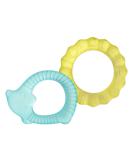 Green Sprouts Cool Nature Teethers 2-Pack - Yellow & Aqua for 3+ Months - Buy Online on SooperMarket.com