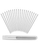 ERKOON 20 Pieces Large-Eye Blunt Needles - Stainless Steel Stitching Needles for Leather Projects - Buy Online on SooperMarket.com