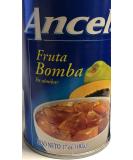 ANCEL Papaya Chunks in Heavy Syrup 17oz - Premium Quality Tropical Fruit Sweetened with Syrup - Perfect for Snacking and Desserts - Buy Online on SooperMarket.com
