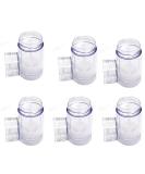 Round Clear Plastic Deodorant Container - Twist Up Stick Tube | Bottom Filling Design - Buy Online on SooperMarket.com