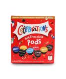 Celebrations Hot Chocolate Dolce Gusto Compatible Pods - Twix Mars Bounty Snickers Galaxy Malteser Milky Way & Galaxy Caramel Capsules - 1 Box 8 Capsules 8 8 Count (Pack of 1) - Buy Online on SooperMarket.com