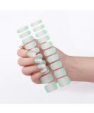 Semi Cured Gel Nail Strips Gel Nail Stickers - 16 Pcs Nail Stickers for Nail Art Soft Self-Adhesive Gel Nail Wraps Easy Apply & Remove for Salon-Quality Manicure Kit (UV/LED Lamp Required) (BSS-0367) - Buy Online on SooperMarket.com