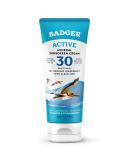 Badger Company Natural Mineral Sunscreen Cream Clear Zinc SPF 30 Unscented 2.9 fl oz (87 ml) - Buy Online on SooperMarket.com