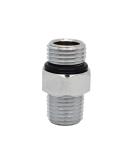 Scuba Choice Diving Male 9/16-18 to Male 1/4 NPT Adaptor - Silver - Buy Online on SooperMarket.com